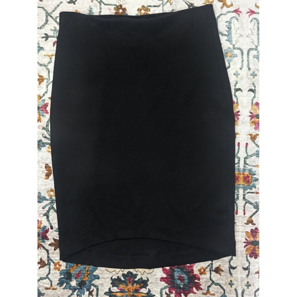 H&M Black Womens Pencil Skirt‎ Size Medium Knee Length